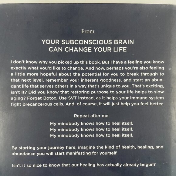๐ 3/$25 Your Subconscious Brain Can Change Your Life by Dr. Mike Dow | Hardcover - Picture 3 of 6